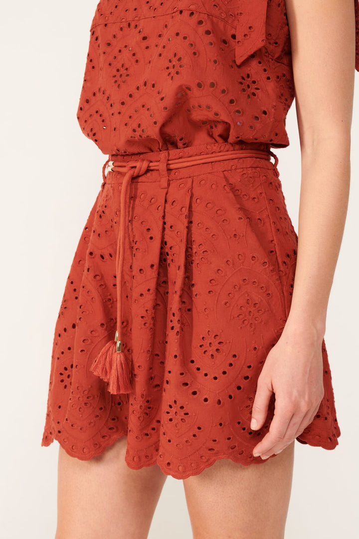 Short Chantal - Paprika - Poupette St Barth