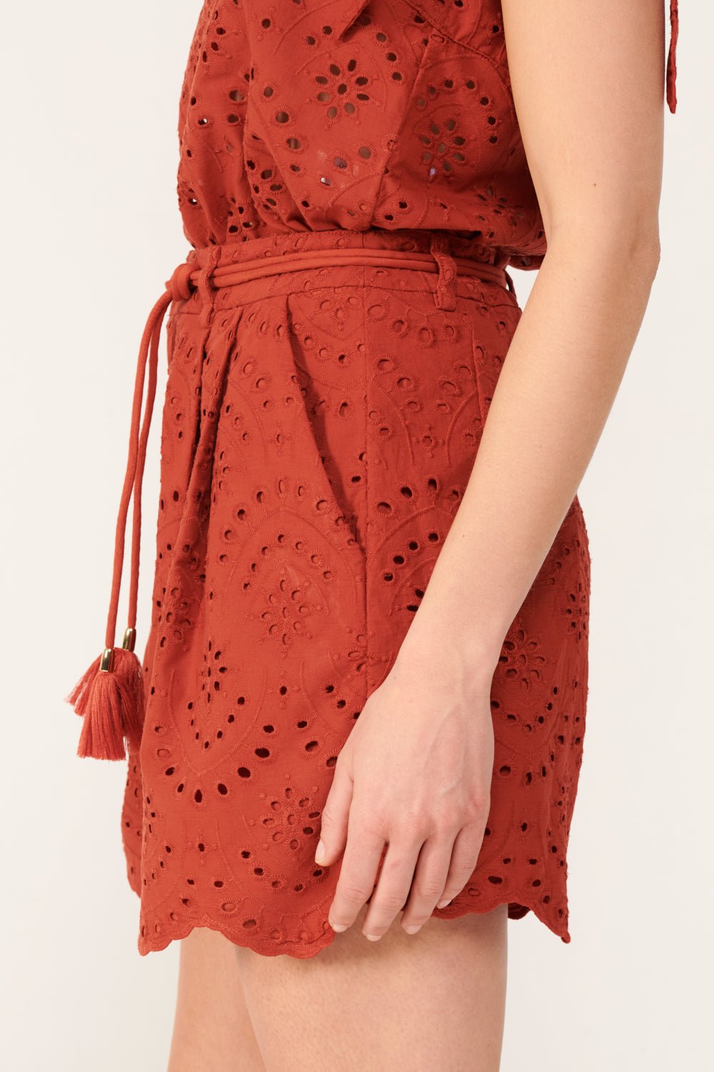 Short Chantal - Paprika - Poupette St Barth