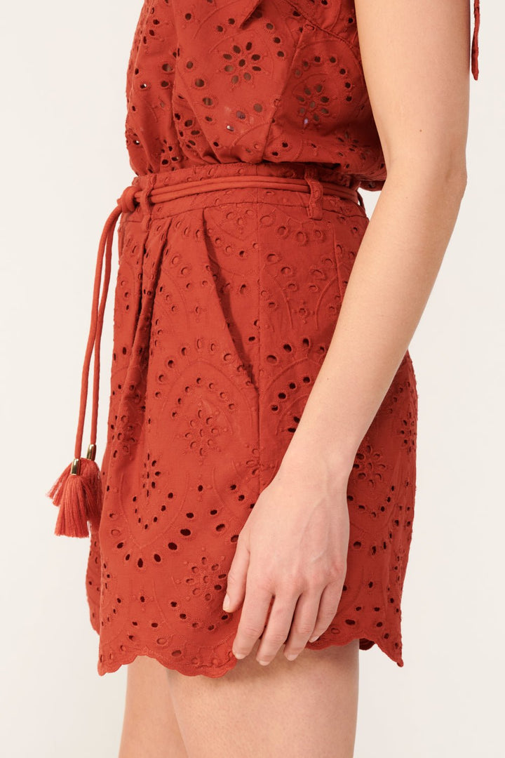 Short Chantal - Paprika - Poupette St Barth