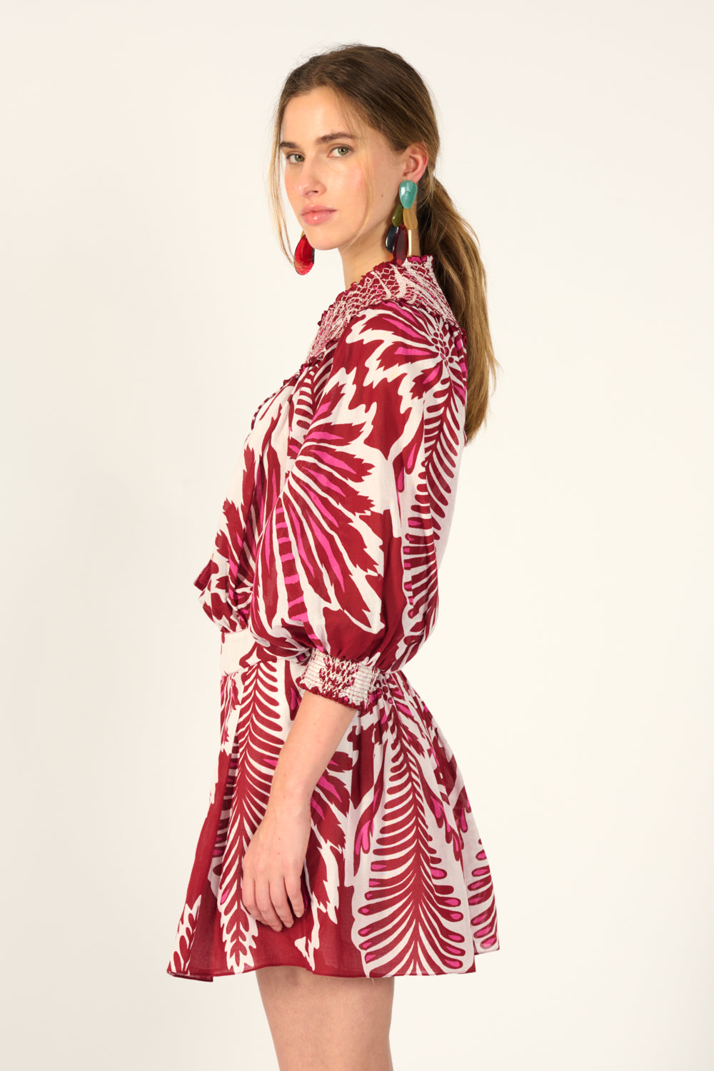 Short Jumpsuit Janna - Bordo Cartagena