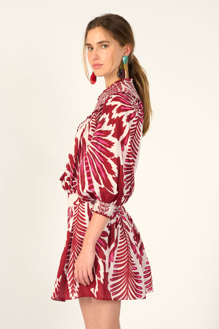 Short Jumpsuit Janna - Bordo Cartagena