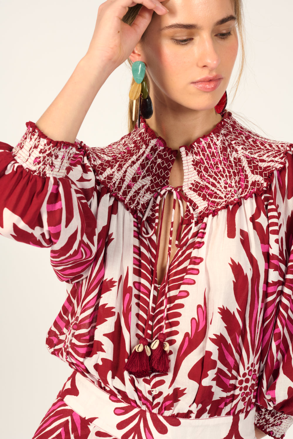 Short Jumpsuit Janna - Bordo Cartagena