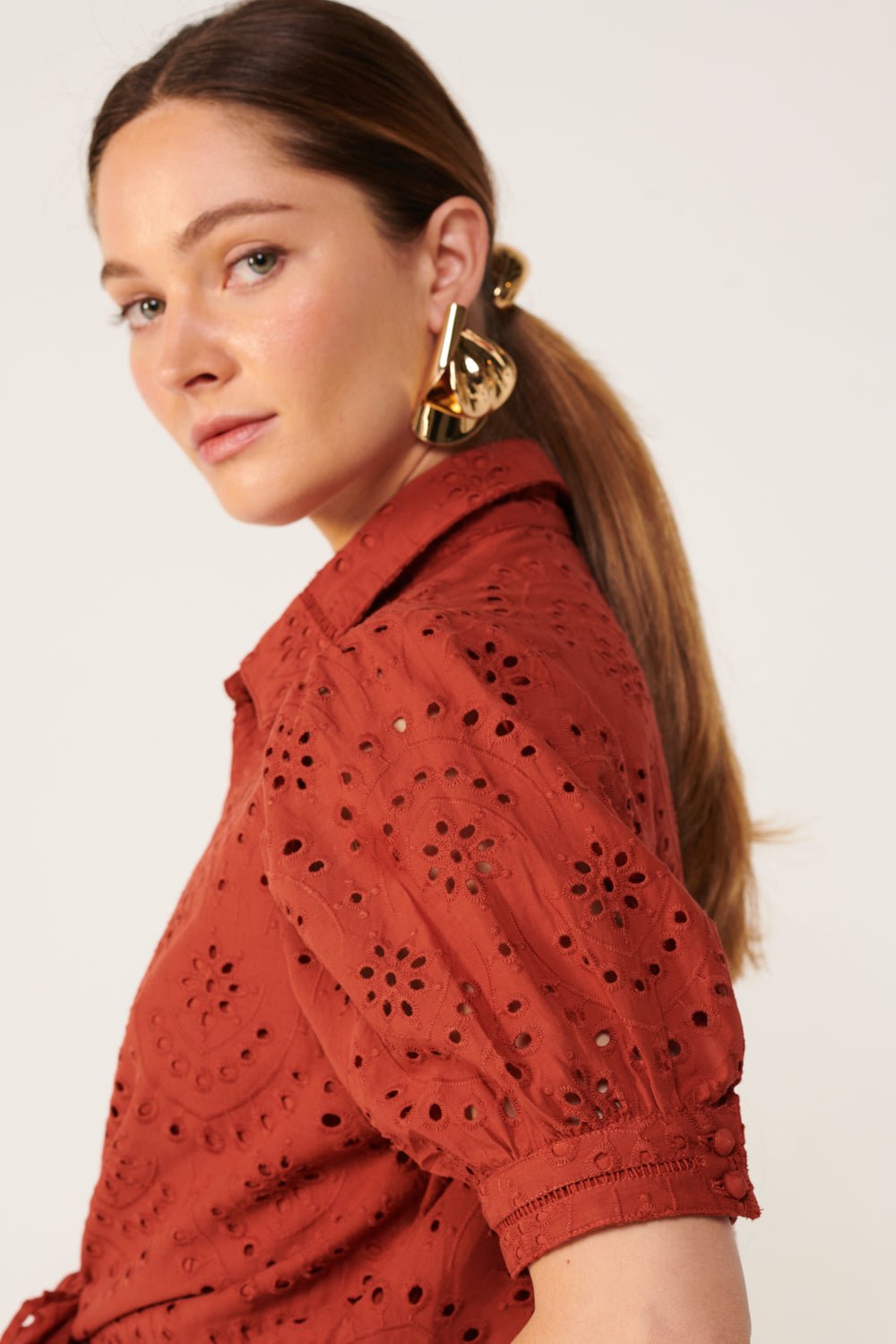 Short Jumpsuit Livia - Paprika - Poupette St Barth