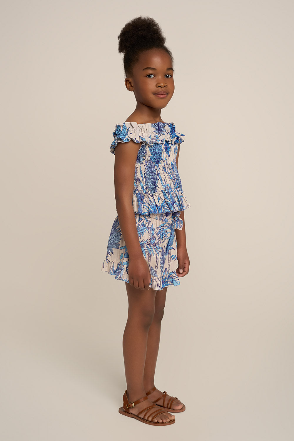 Top Alitza pour fille - Blue Preveli Beach