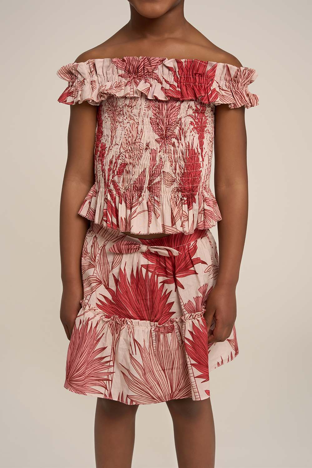 Top Alitza pour fille - Pink Preveli Beach