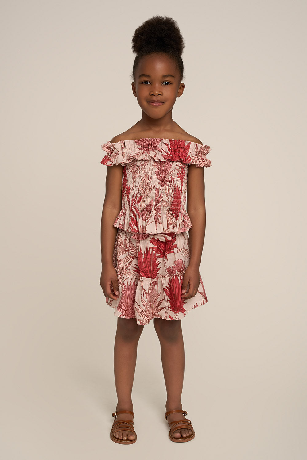 Top Alitza pour fille - Pink Preveli Beach