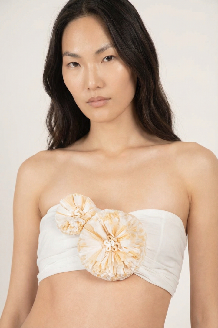 Top Amelia - Natural White Provence - Poupette St Barth