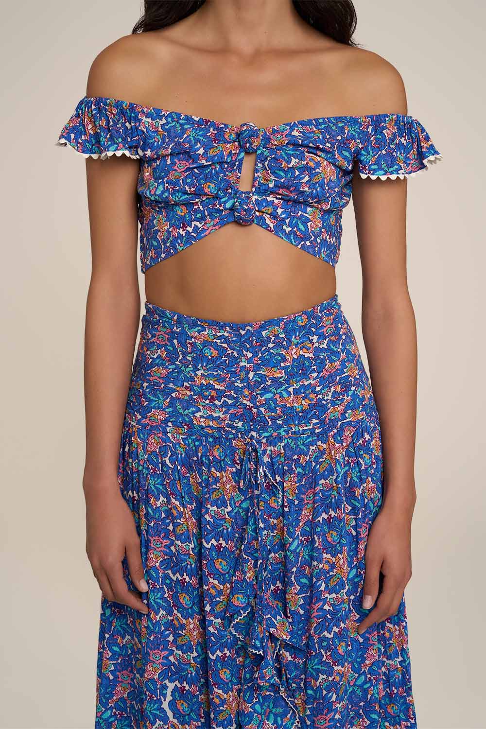 Top Bella - Blue Tiny Blooms