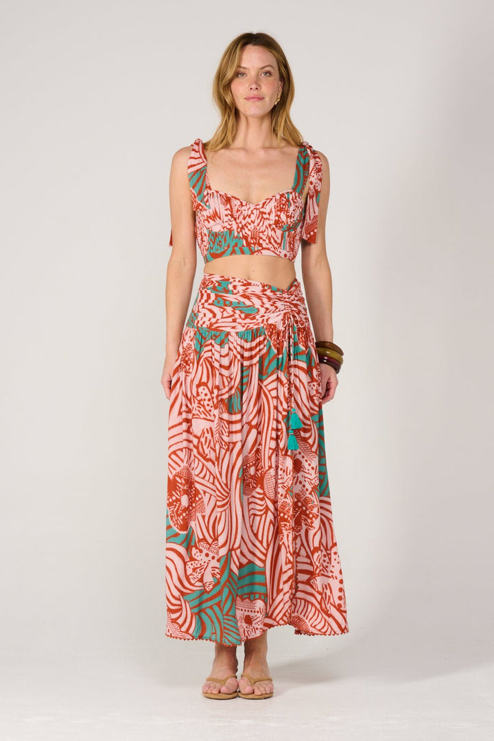 Jupe Longue Carla - Brick Japonism