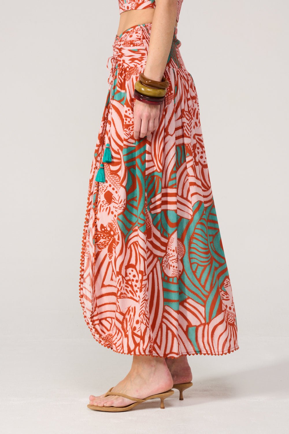 Jupe Longue Carla - Brick Japonism