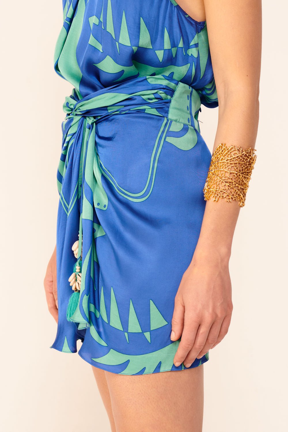 Mini Skirt Tilda - Blue Oasis