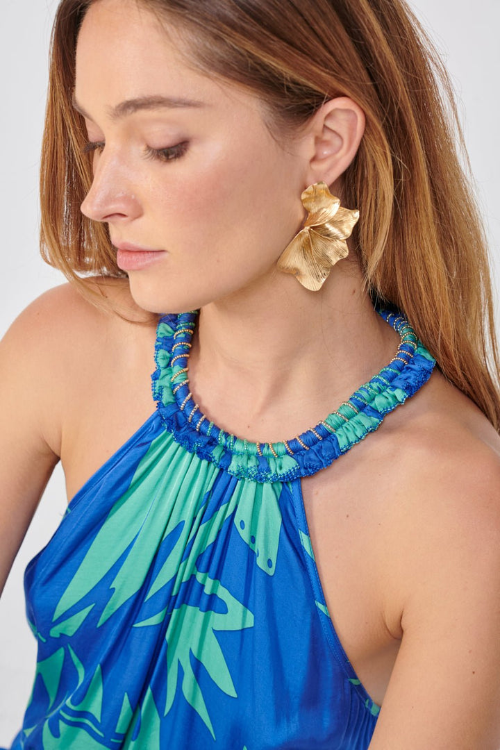 Top Cleo - Blue Oasis