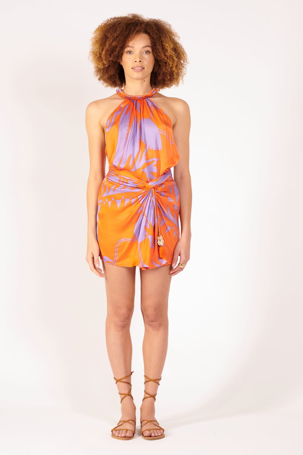 Mini Skirt Tilda - Orange Oasis - Poupette St Barth