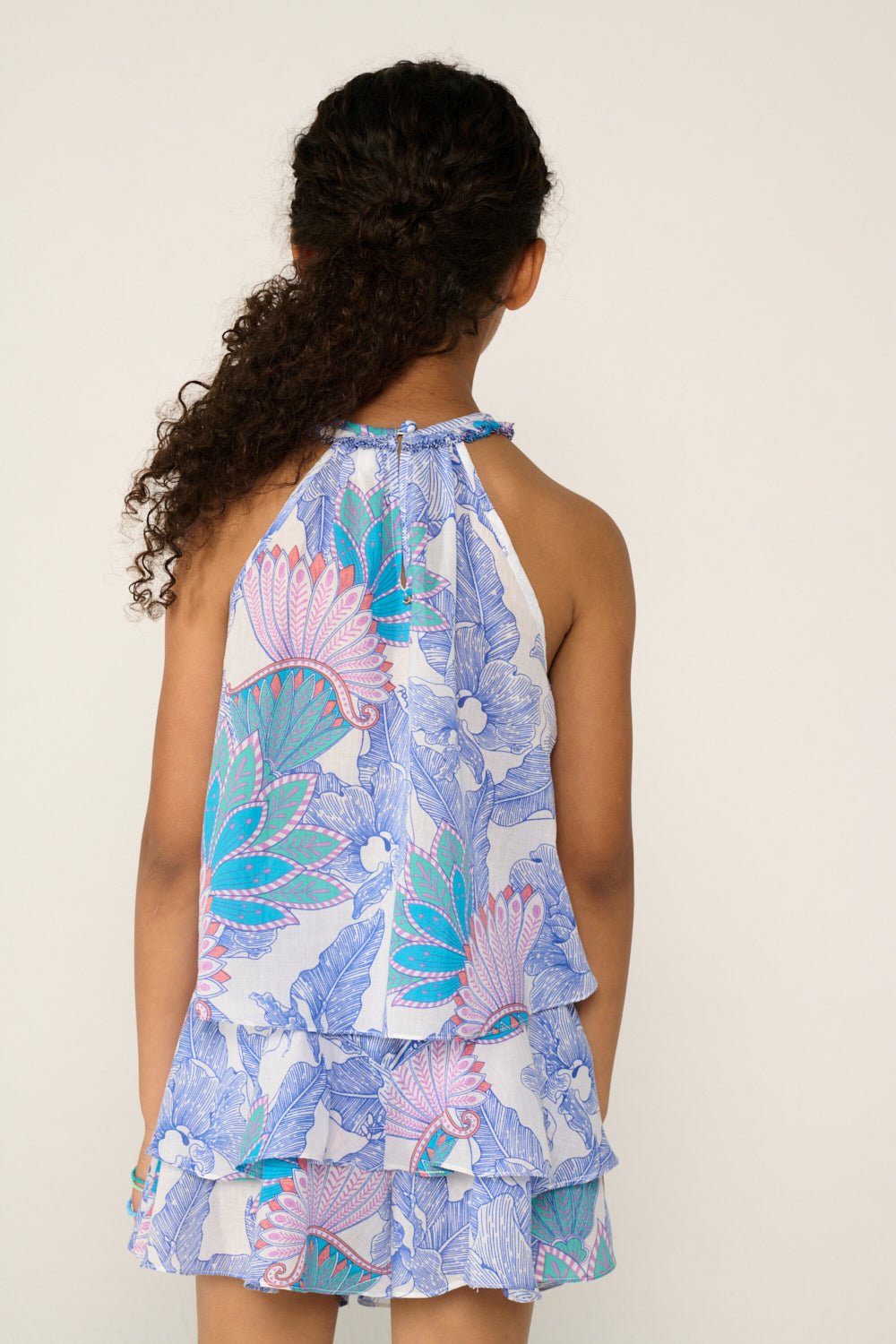 Top Cleo pour fille - Blue Padang