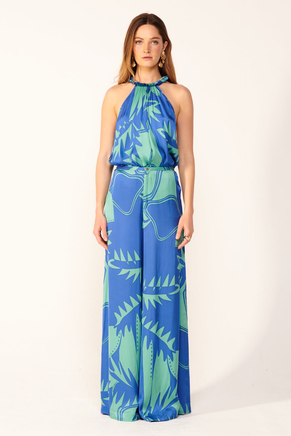 Pant Clea - Blue Oasis