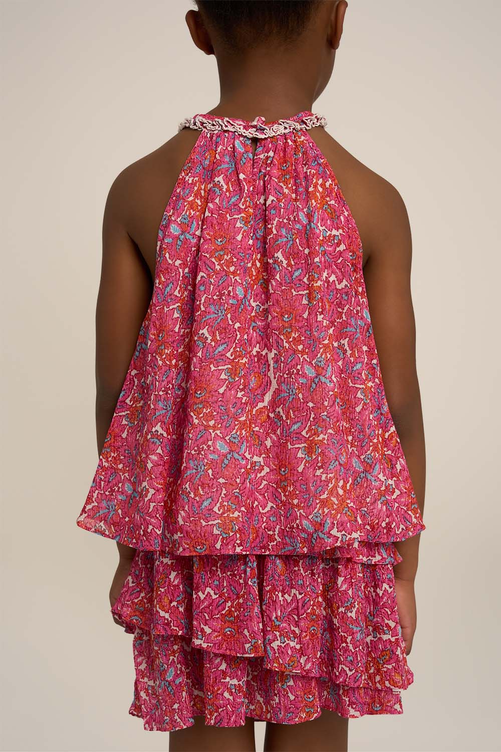 Top Cleo pour fille - Pink Tiny Blooms