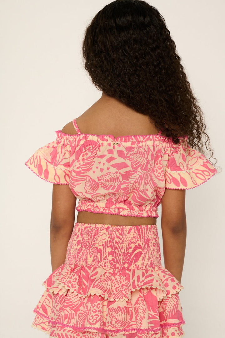 Top Donna for girls - Pink Toucan - Poupette St Barth