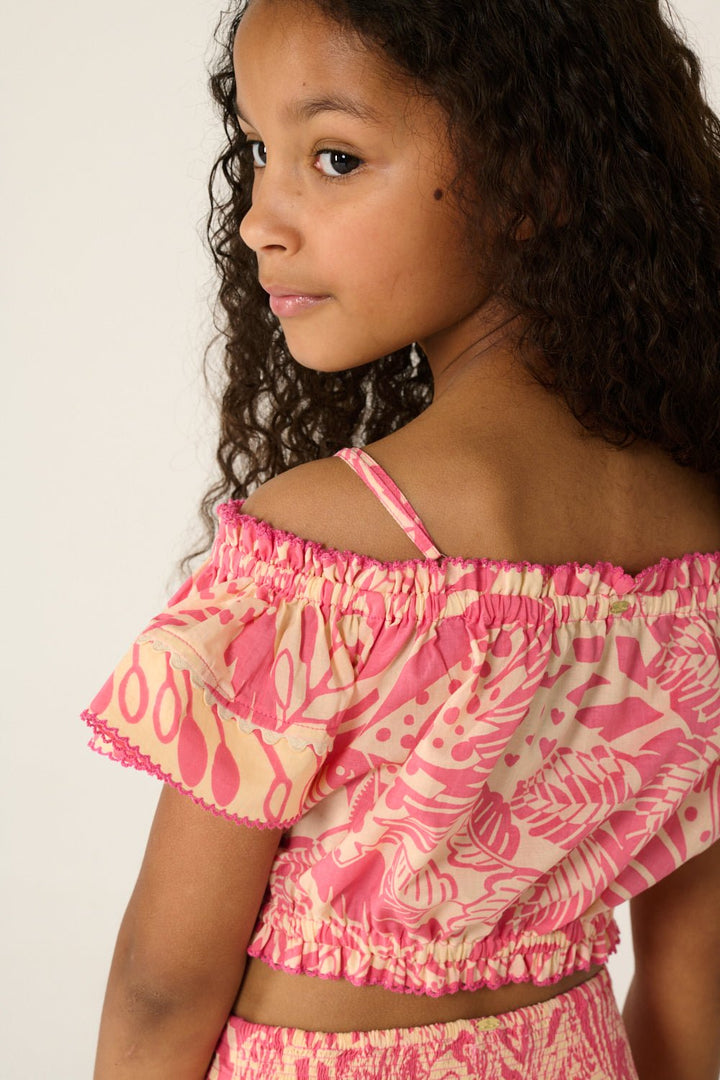 Top Donna for girls - Pink Toucan - Poupette St Barth