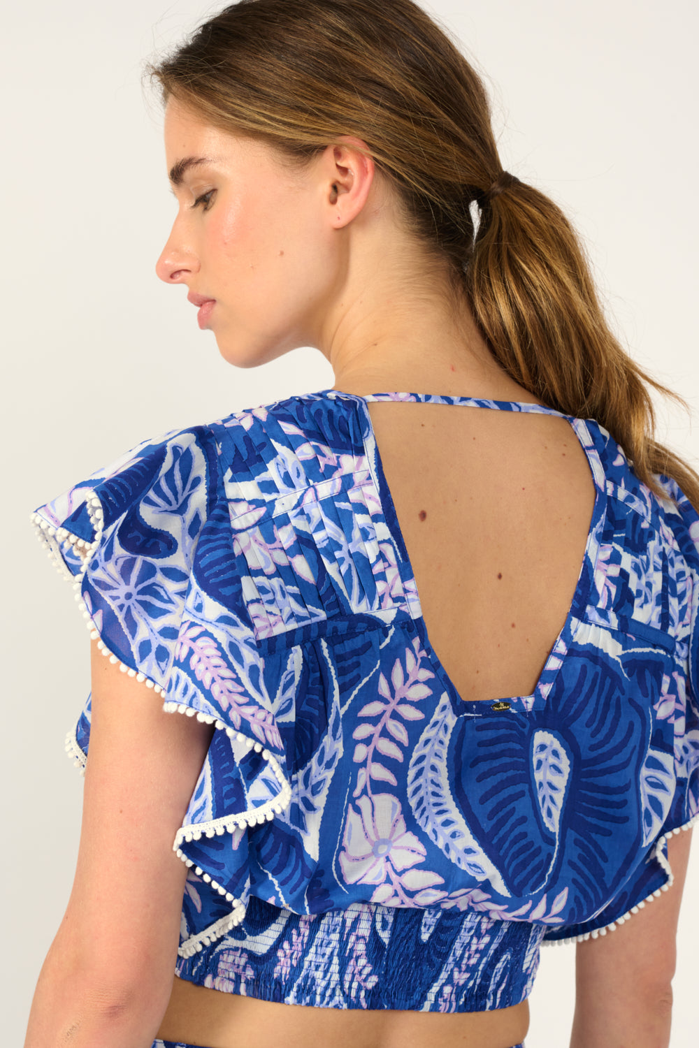 Top Pearl - Blue Holy Snake - Poupette St Barth