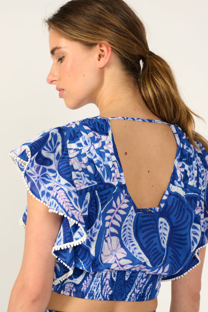 Top Pearl - Blue Holy Snake - Poupette St Barth