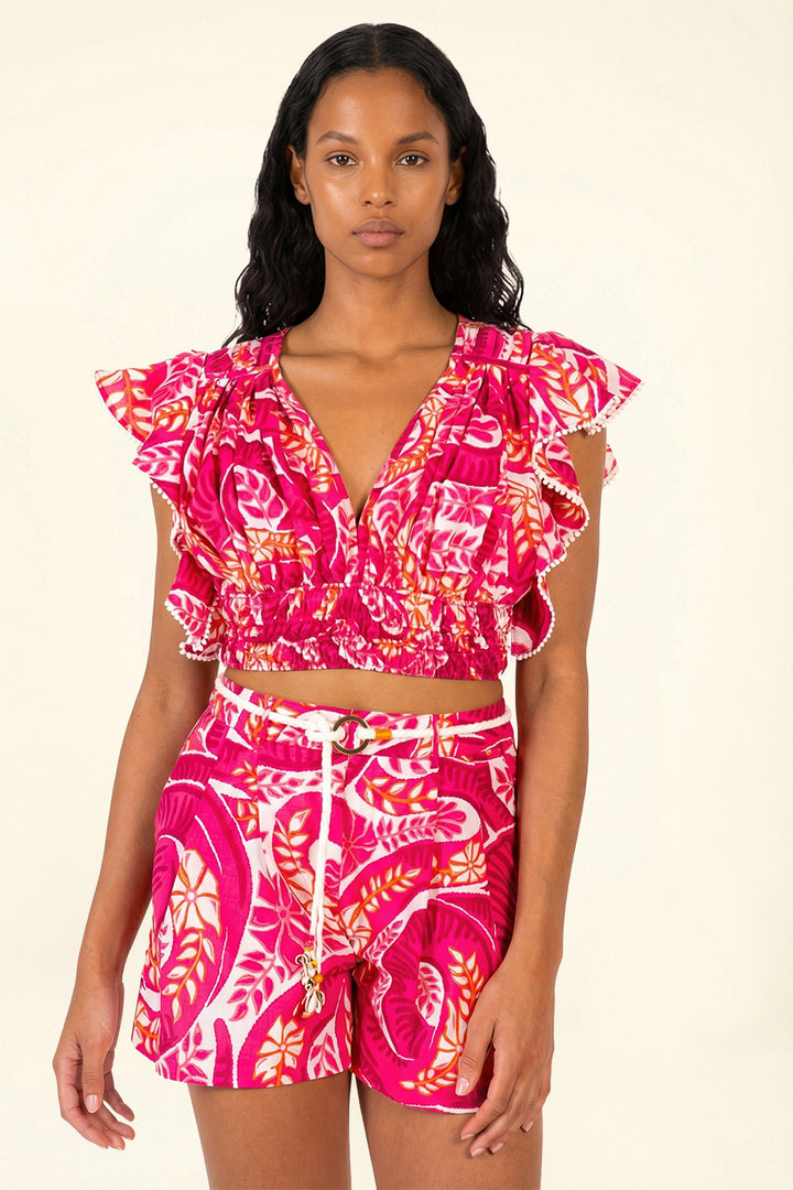 Top Pearl - Pink Holy Snake - Poupette St Barth