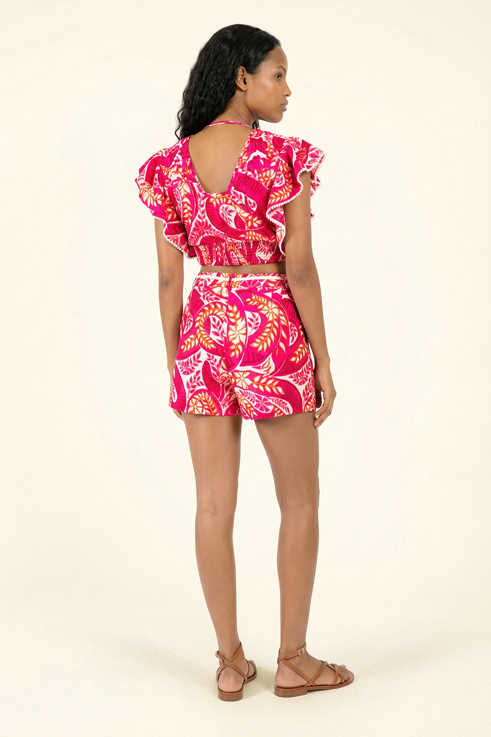 Short Chantal - Pink Holy Snake - Poupette St Barth