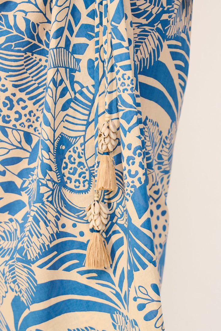 Jupe Longue Uma - Blue Toucan