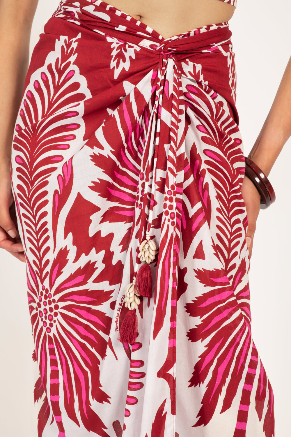 Long Skirt Uma - Bordo Cartagena