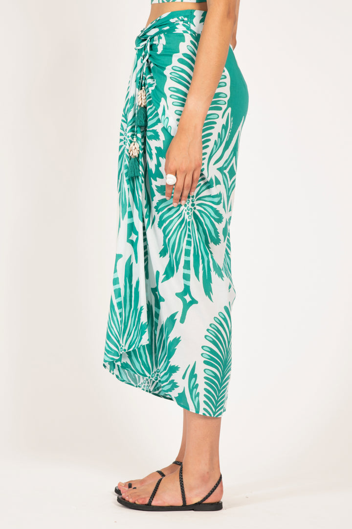 Long Skirt Uma - Mint Cartagena