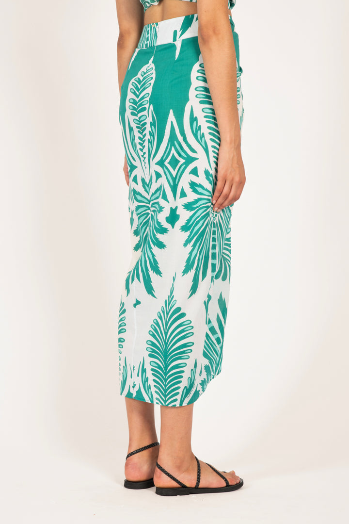 Long Skirt Uma - Mint Cartagena