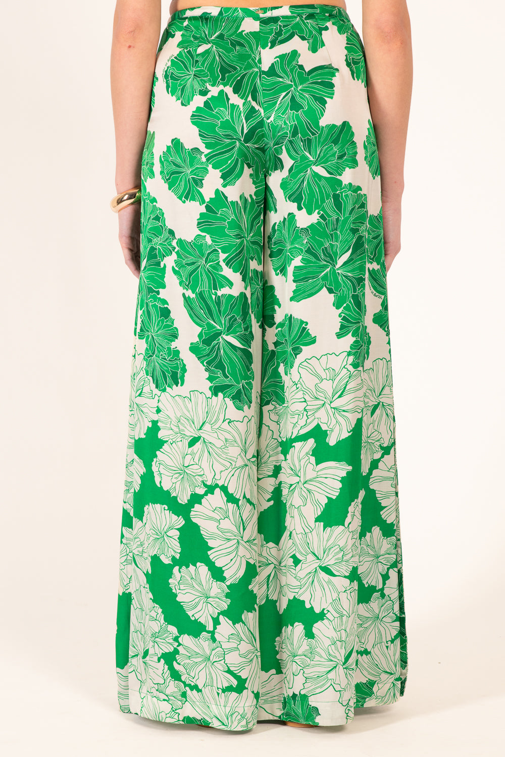 Pant Clea - Green Flower Bunch