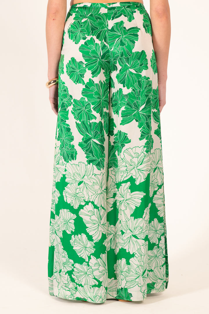 Pant Clea - Green Flower Bunch