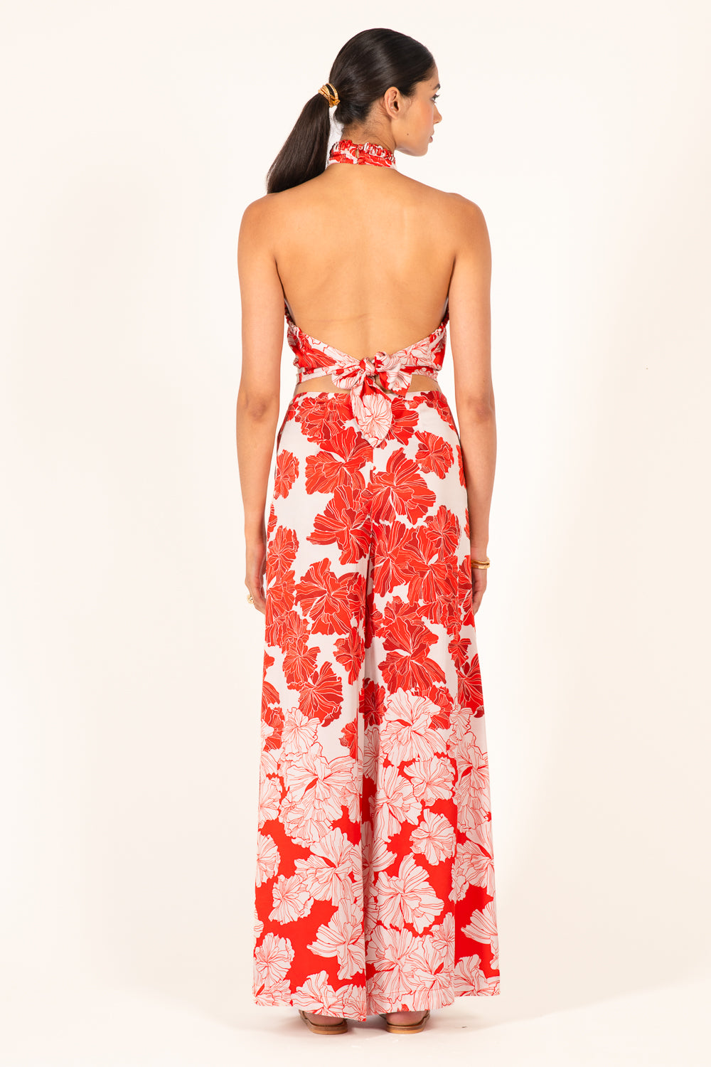 Pant Clea - Red Flower Bunch