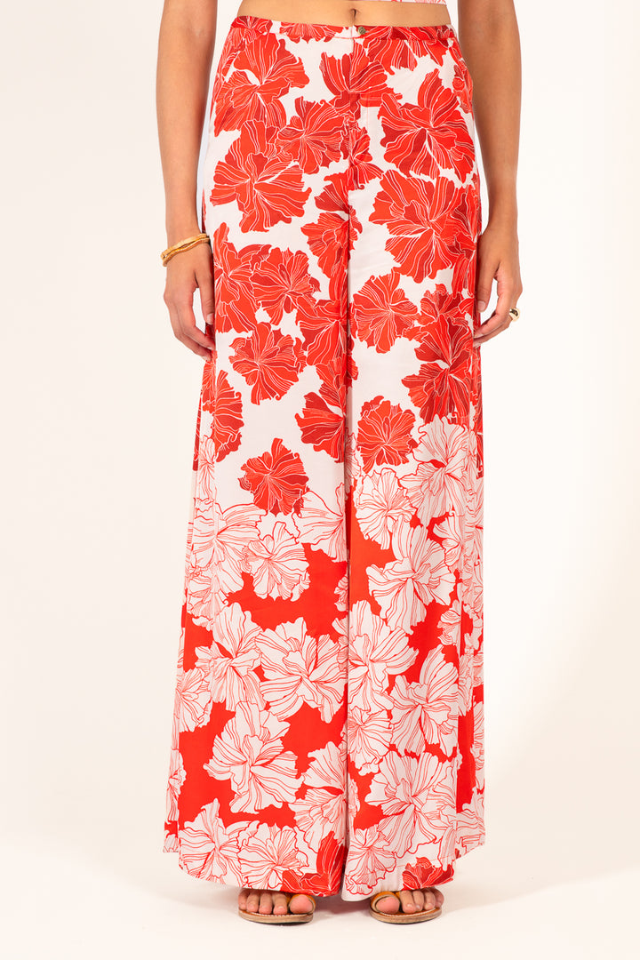 Pant Clea - Red Flower Bunch