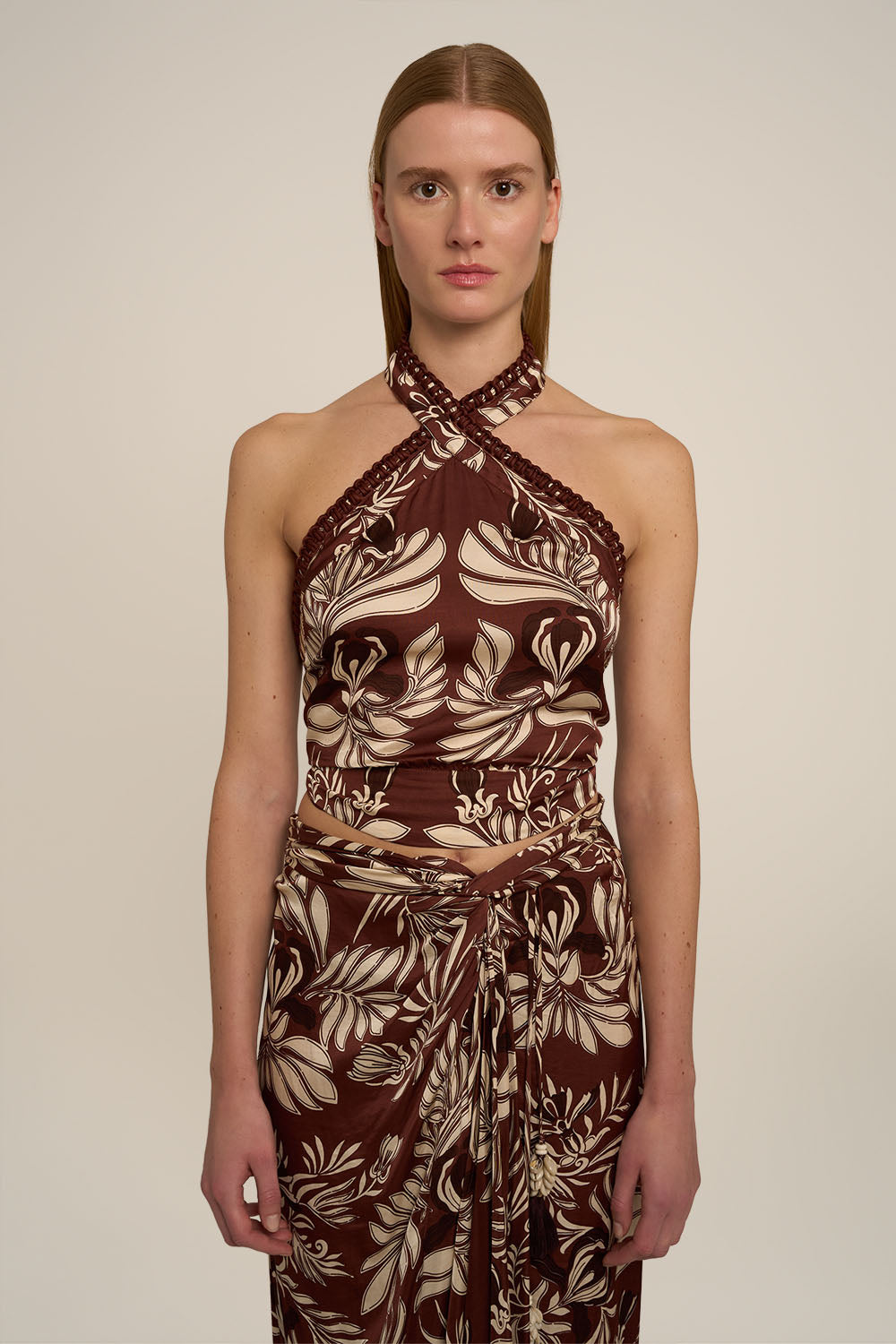 Long Skirt Uma - Brown Kerylos