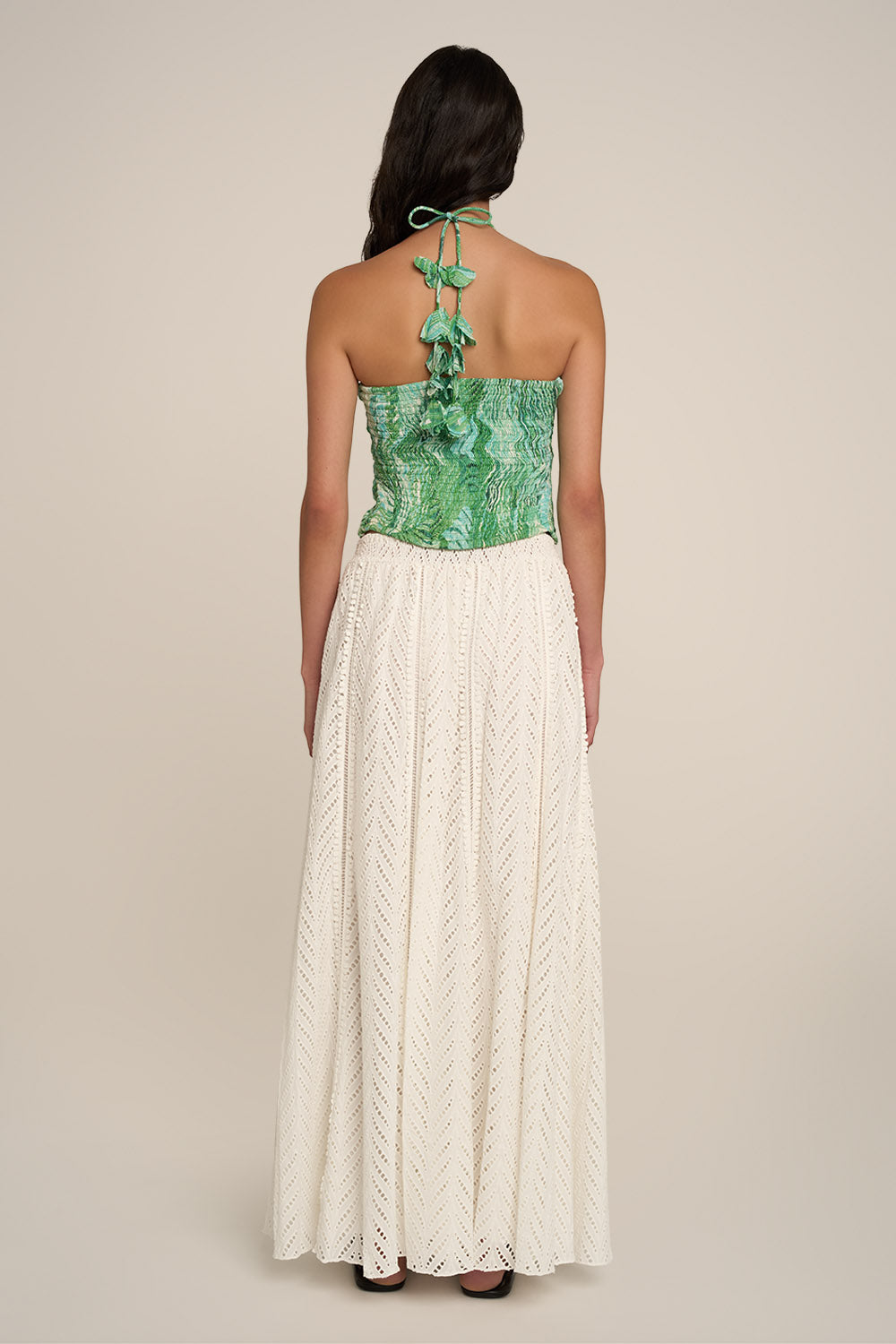 Jupe Longue Lauren - Natural White