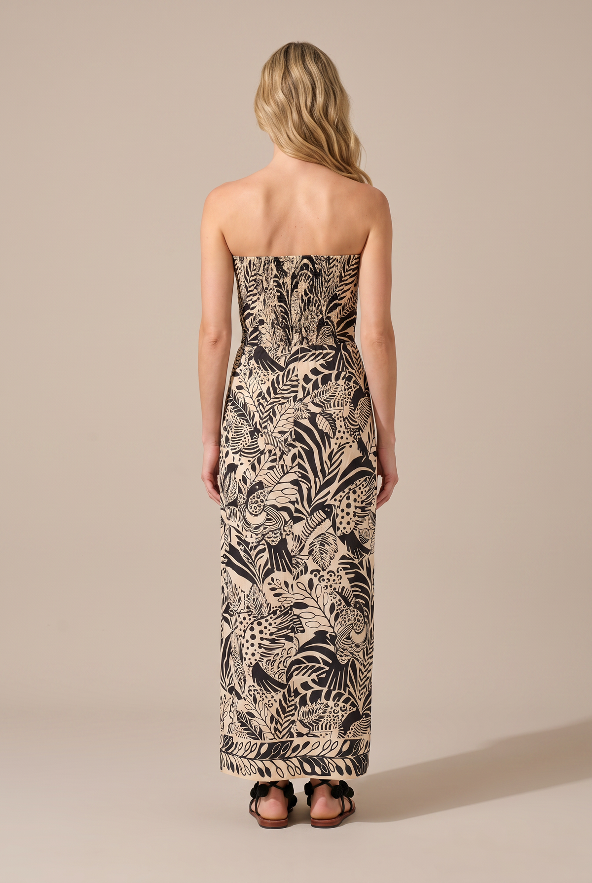 Long Dress Collina - Black Toucan