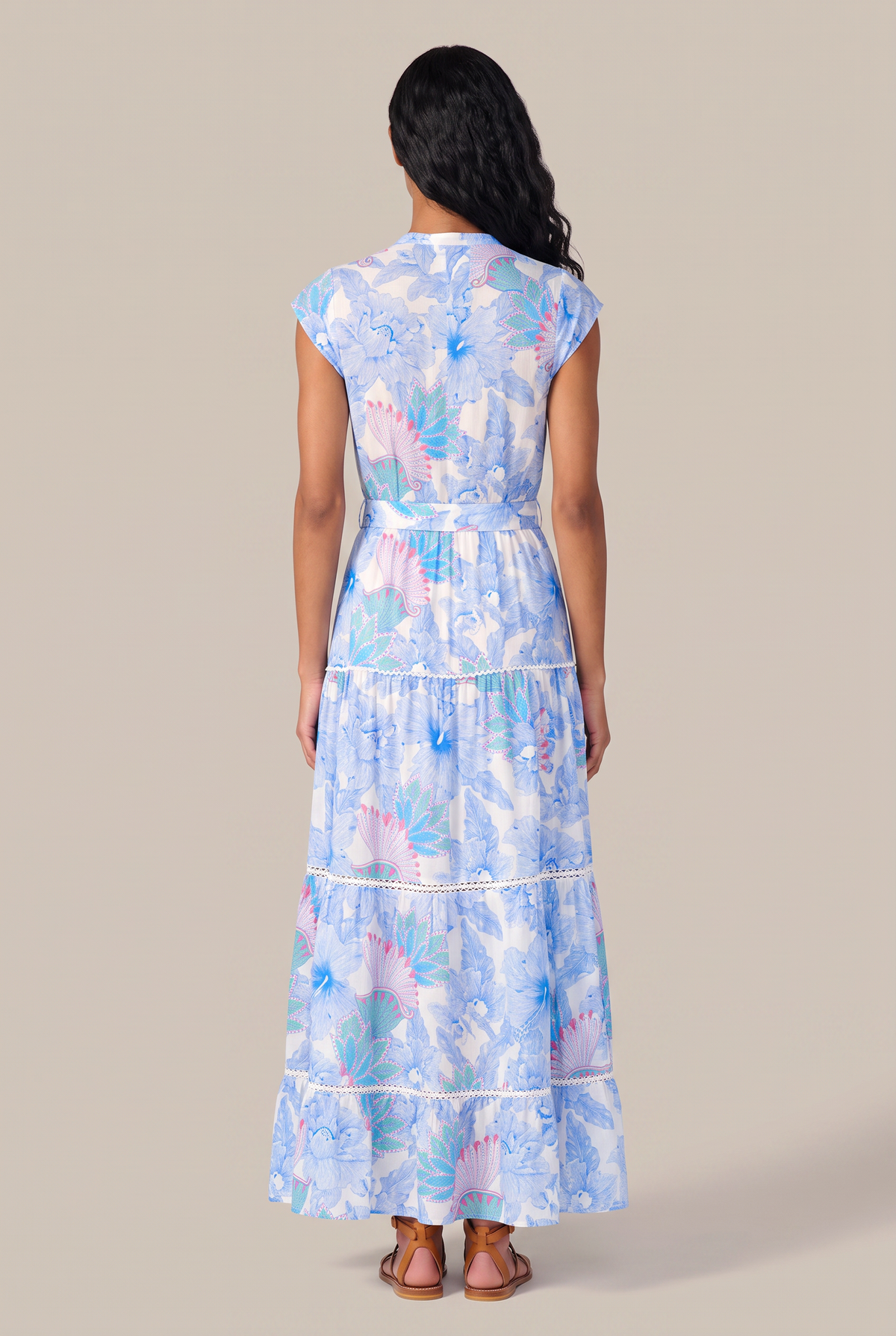 Long Dress Kora - Blue Padang