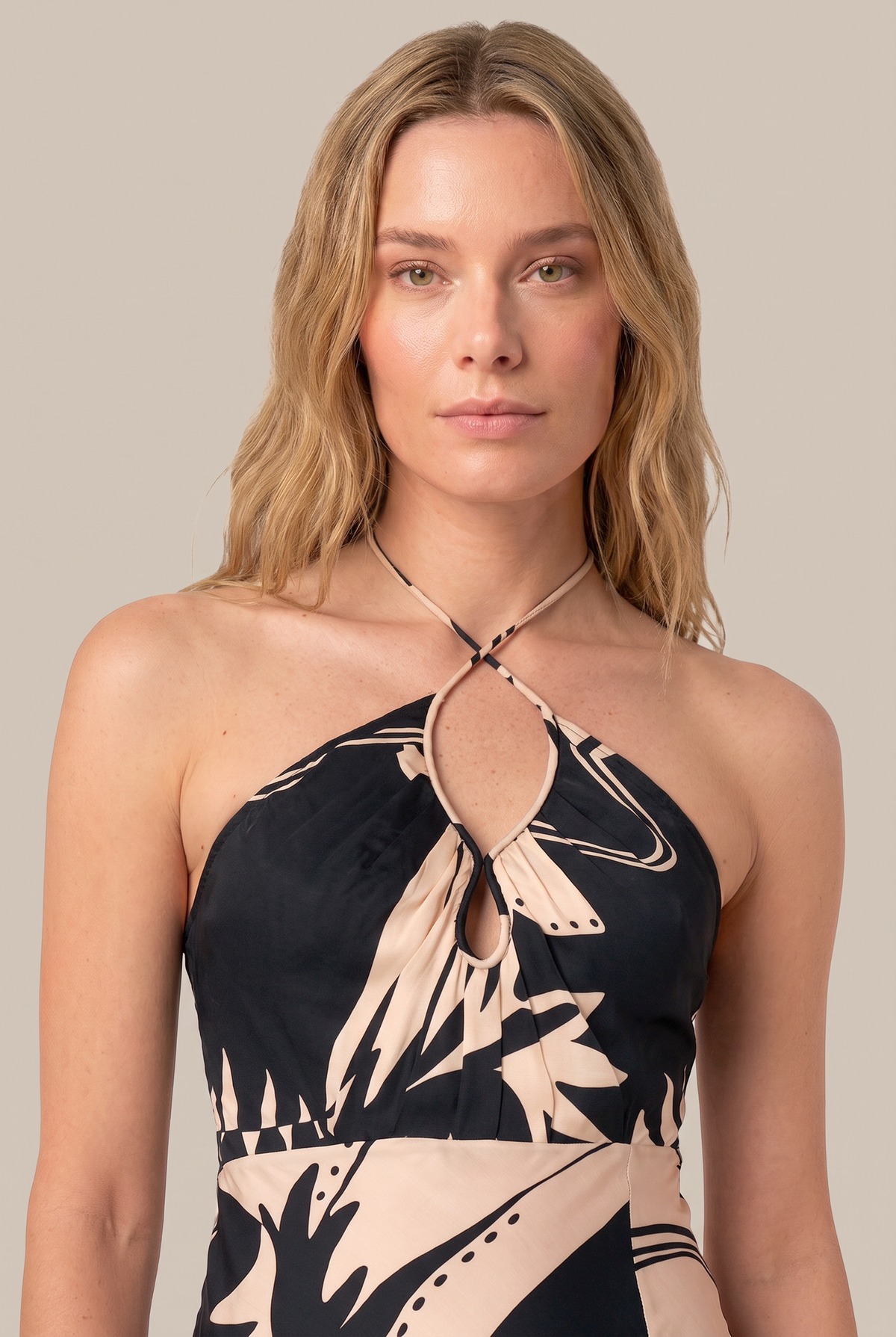 Long Dress Stella - Black Oasis