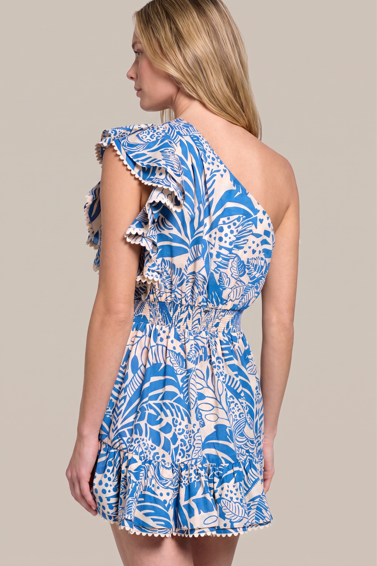 Mini Dress Corinne - Blue Toucan