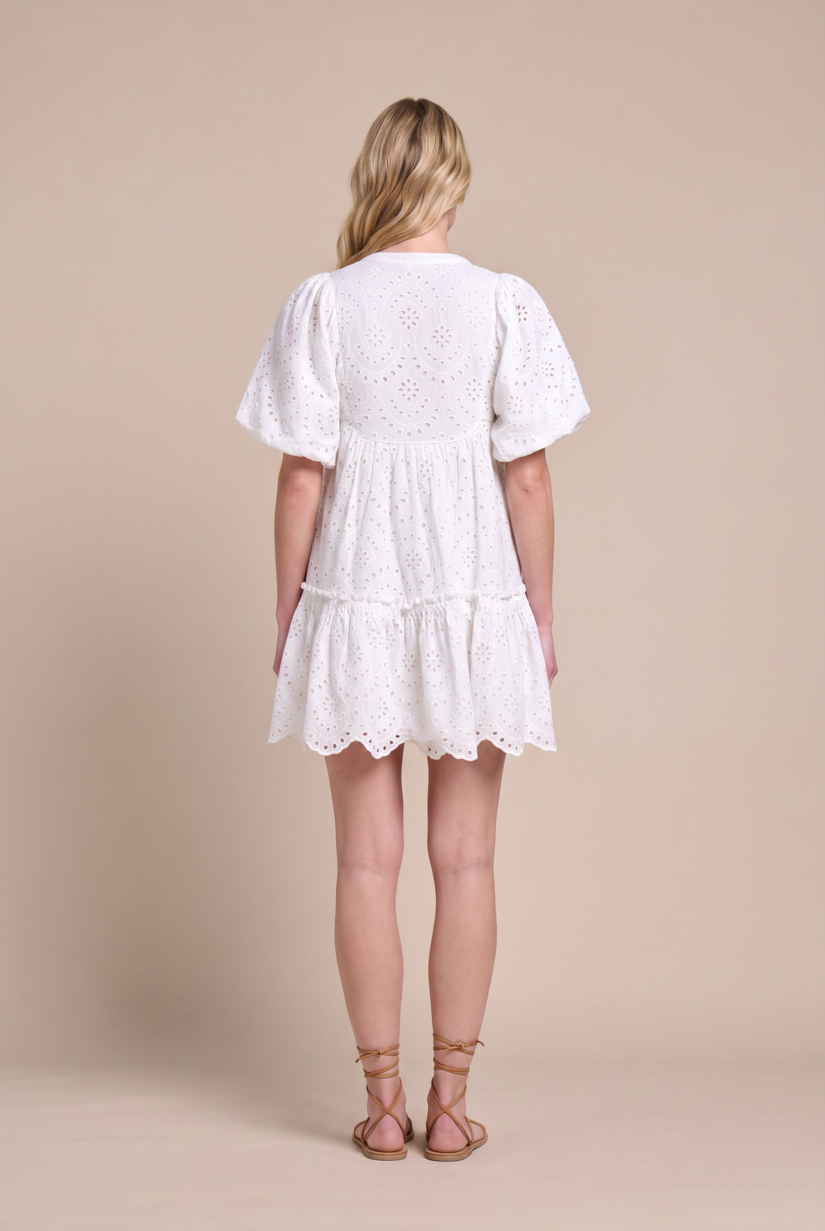 Robe Courte Cruz - Natural White