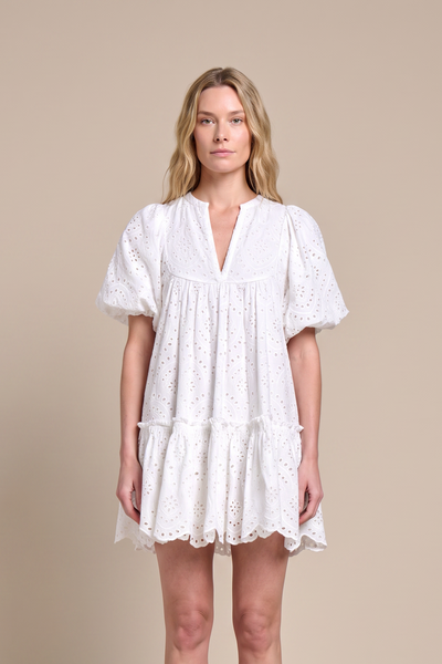 Mini Dress Cruz - Natural White | Poupette St Barth