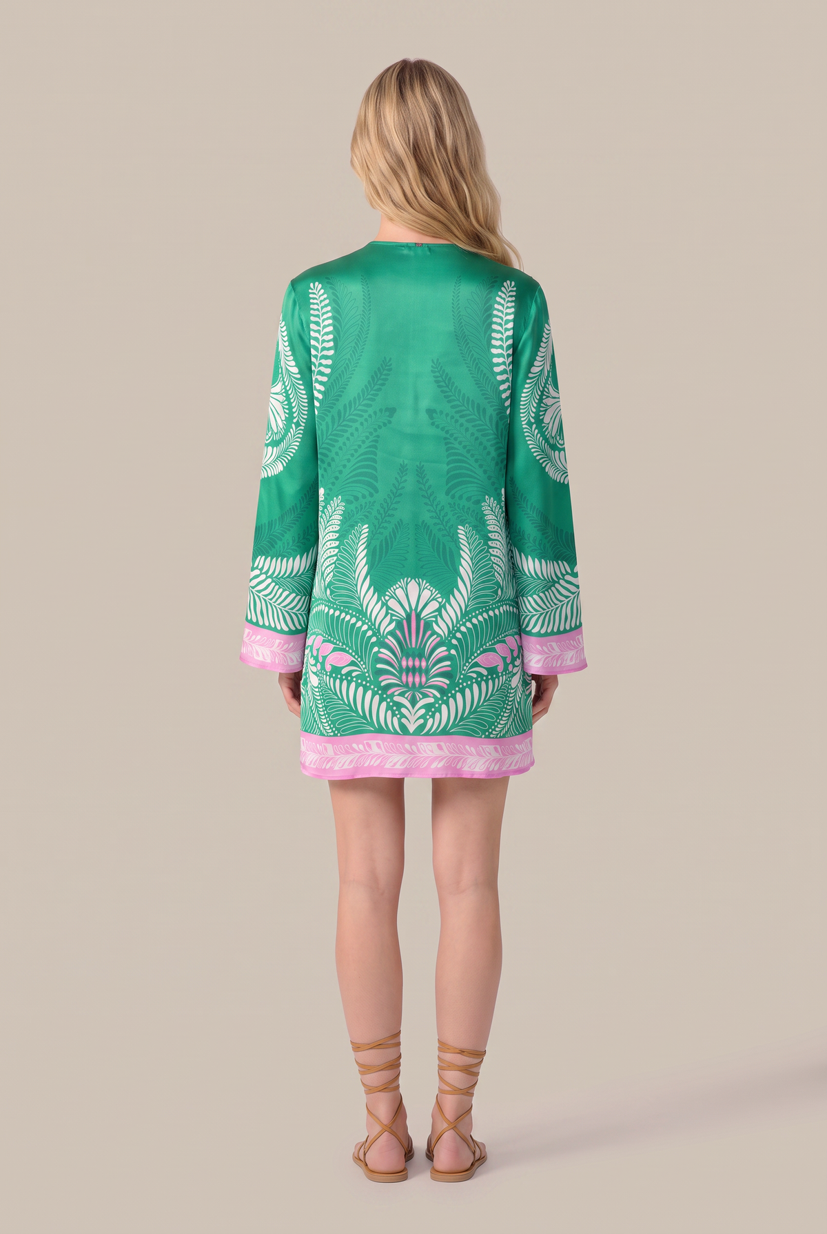 Mini Dress Gia - Green Oolong