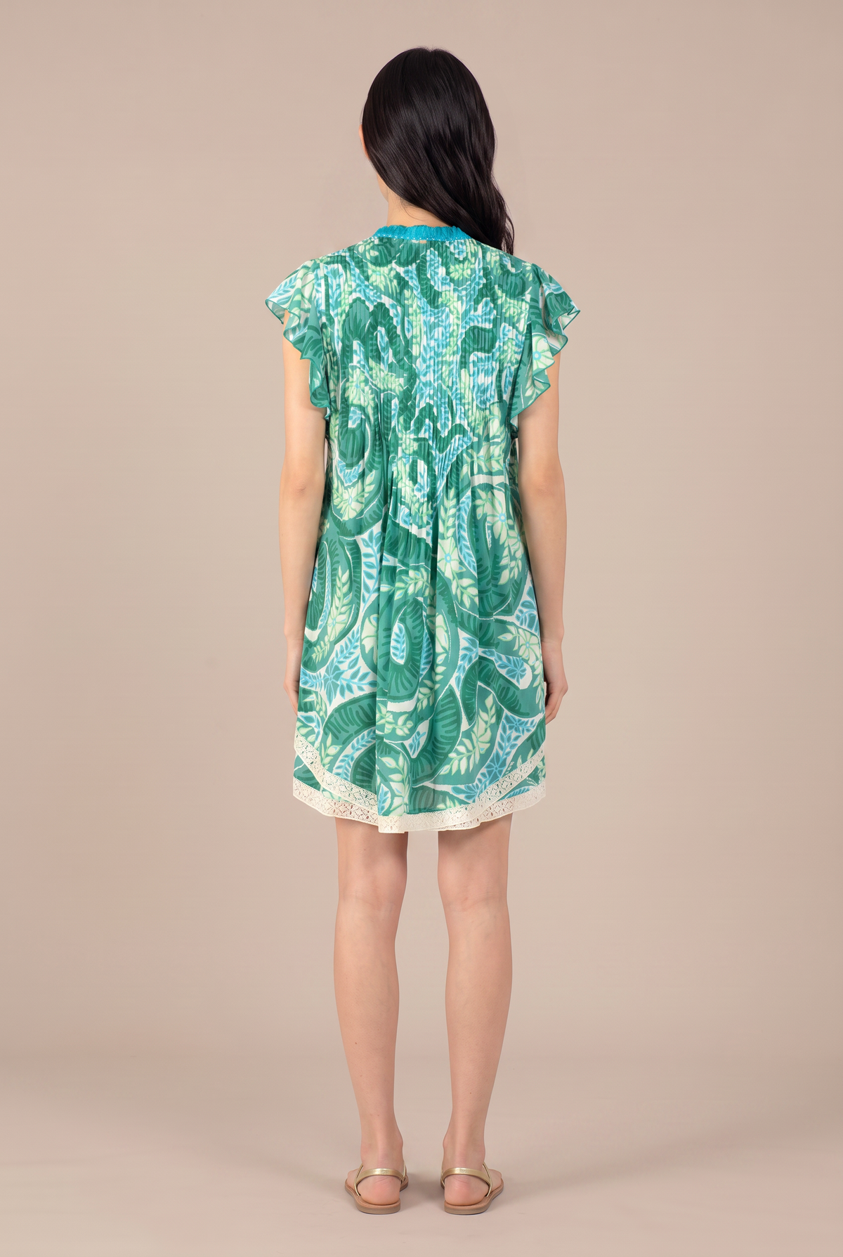 snake dress green Mini Sasha - Holy filter-color::Green