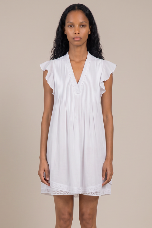 Mini Dress Sasha - Optic White