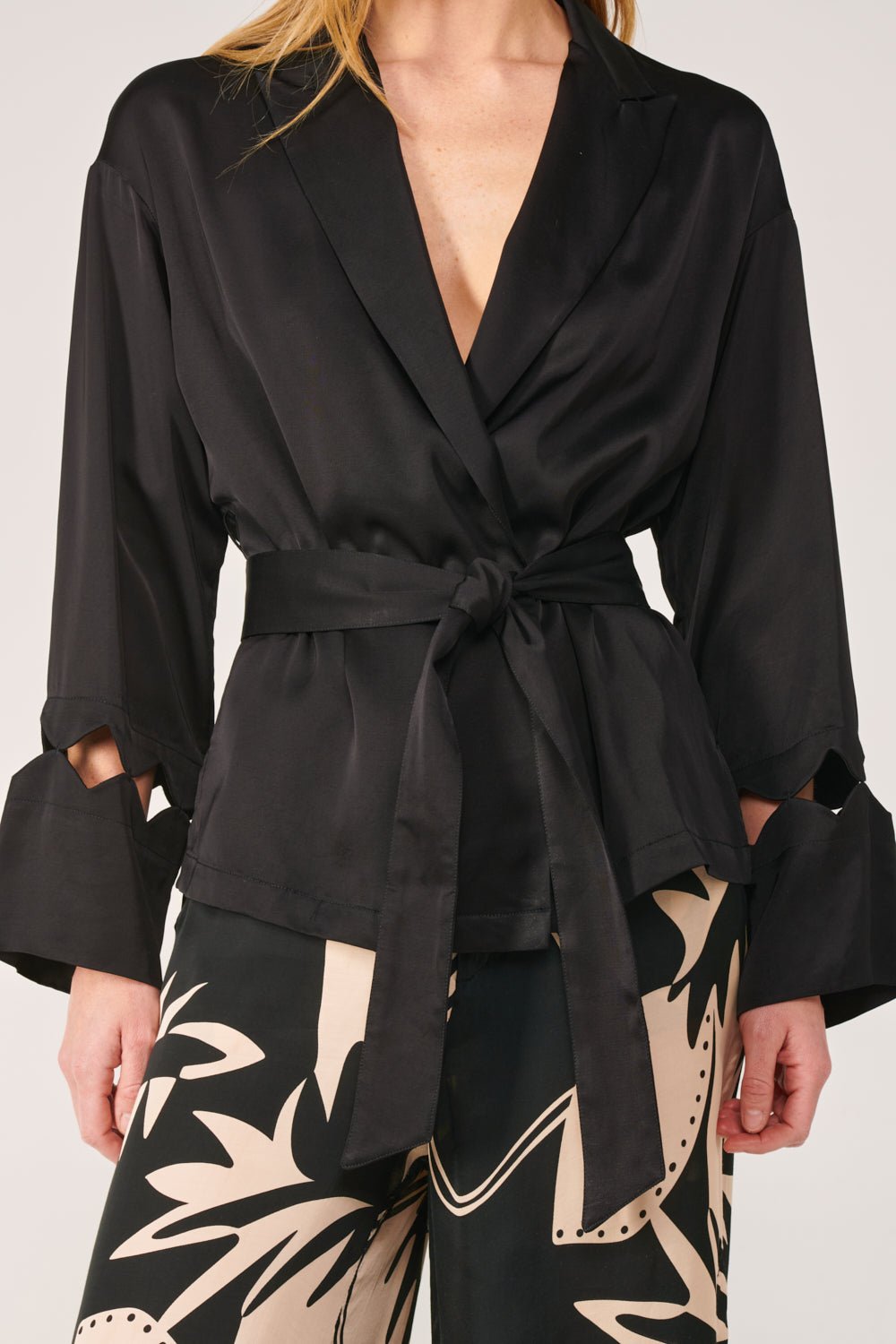 Black jacket – Jacket June by Poupette St Barth, view 3