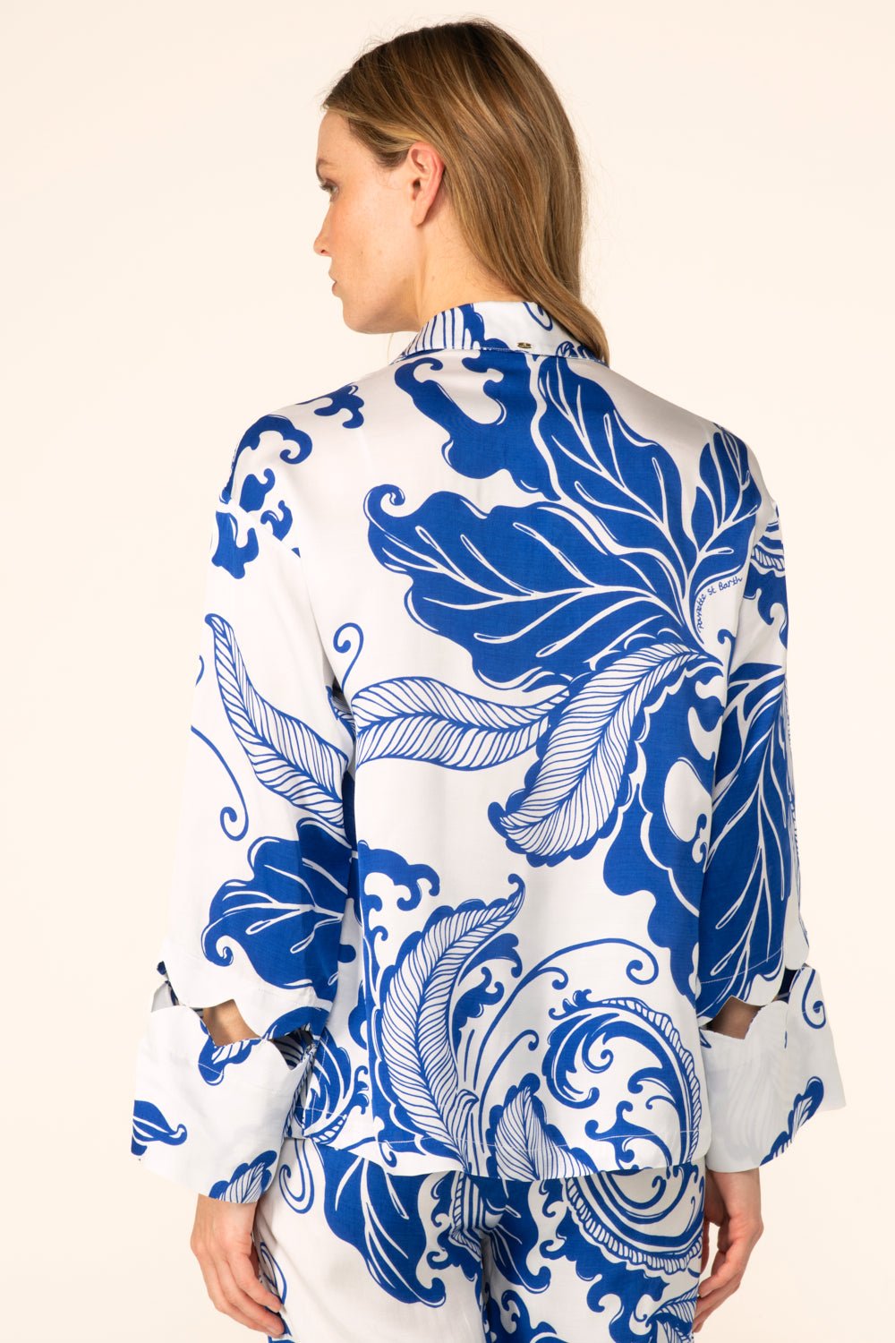 Blue Reef Wave jacket – Jacket June by Poupette St Barth, view 4