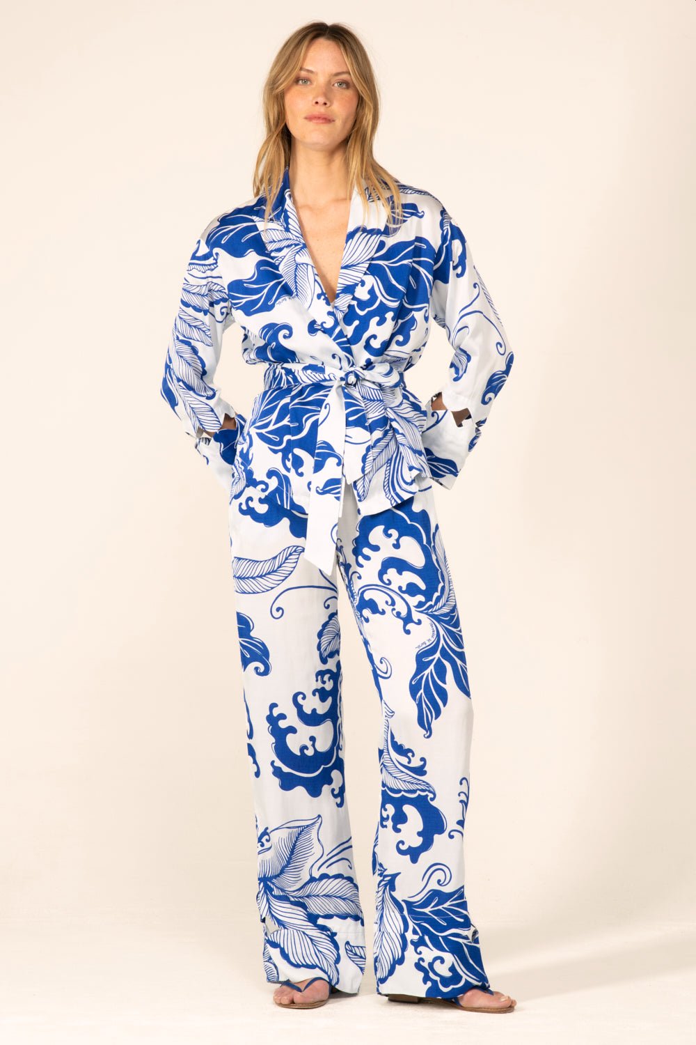 Blue Reef Wave jacket – Jacket June by Poupette St Barth, view 2