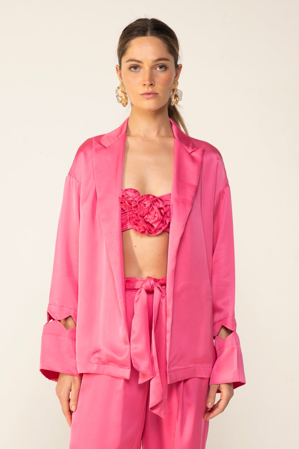 Raspberry Sorbet jacket – Jacket June by Poupette St Barth, view 3