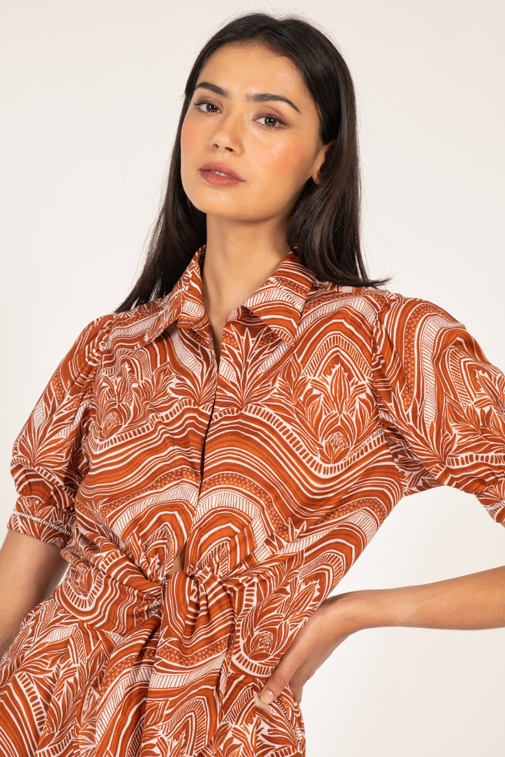 Choco Moryana jumpsuit – Short Jumpsuit Livia by Poupette St Barth, view 3